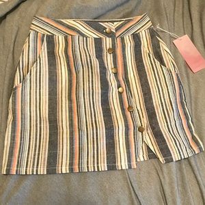 Striped skirt